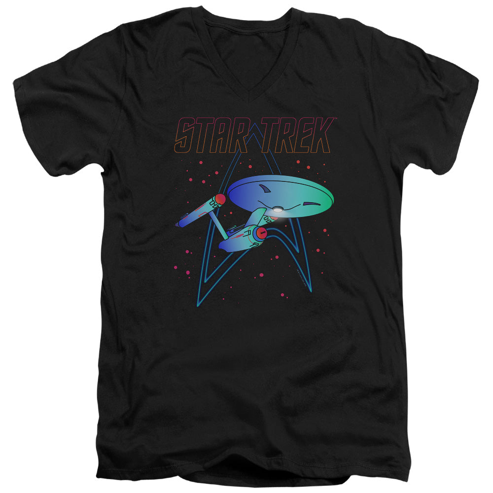 Star Trek Neon Trek V-Neck T-Shirt