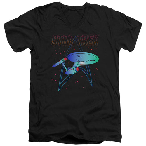 Star Trek Neon Trek V-Neck T-Shirt