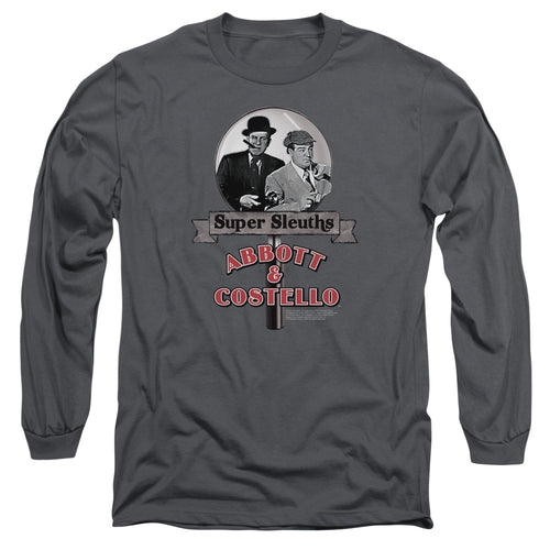 Abbott and Costello Super Sleuths Long Sleeve T-Shirt