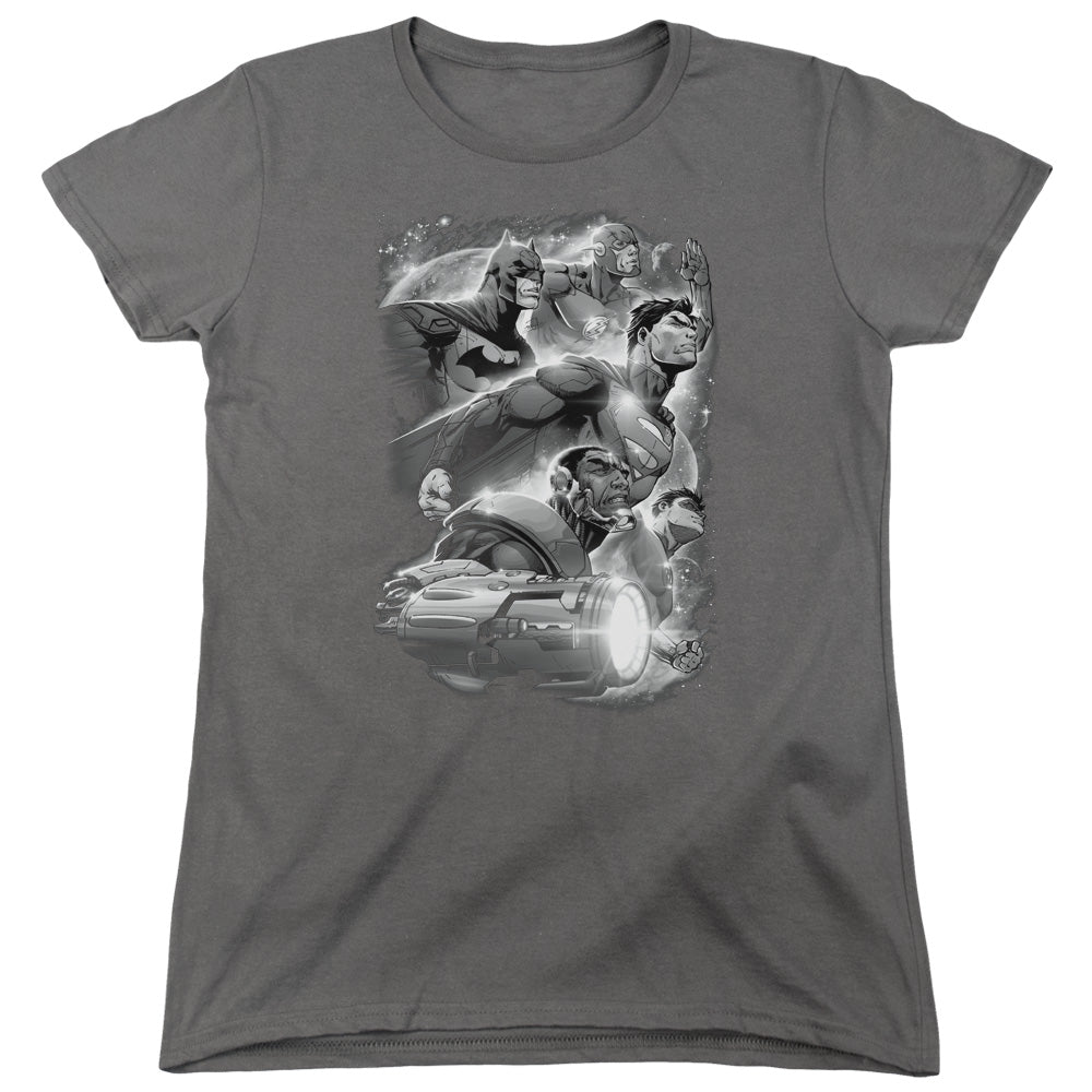 Justice League Atmospheric Womens T-Shirt