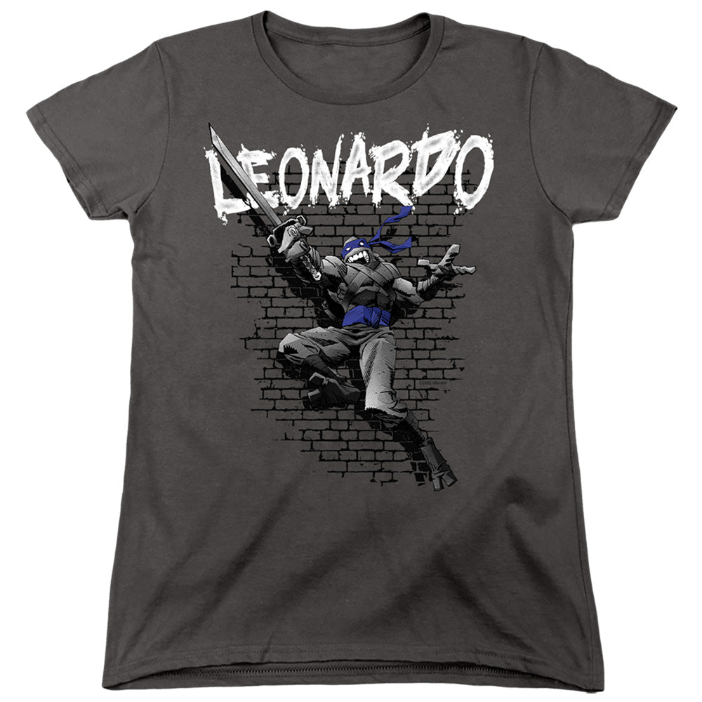 Teenage Mutant Ninja Turtles Leonardo Womens T-Shirt