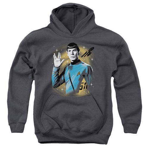 Star Trek Spock Live Long 50th Youth Hoodie