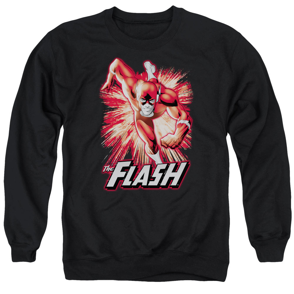 Justice League Flash Red & Gray Crewneck Sweatshirt