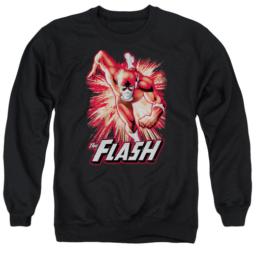 Justice League Flash Red & Gray Crewneck Sweatshirt