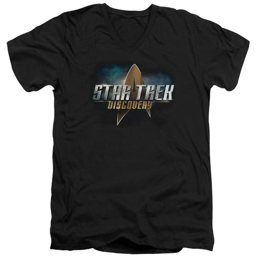 Star Trek Discovery Logo V-Neck T-Shirt