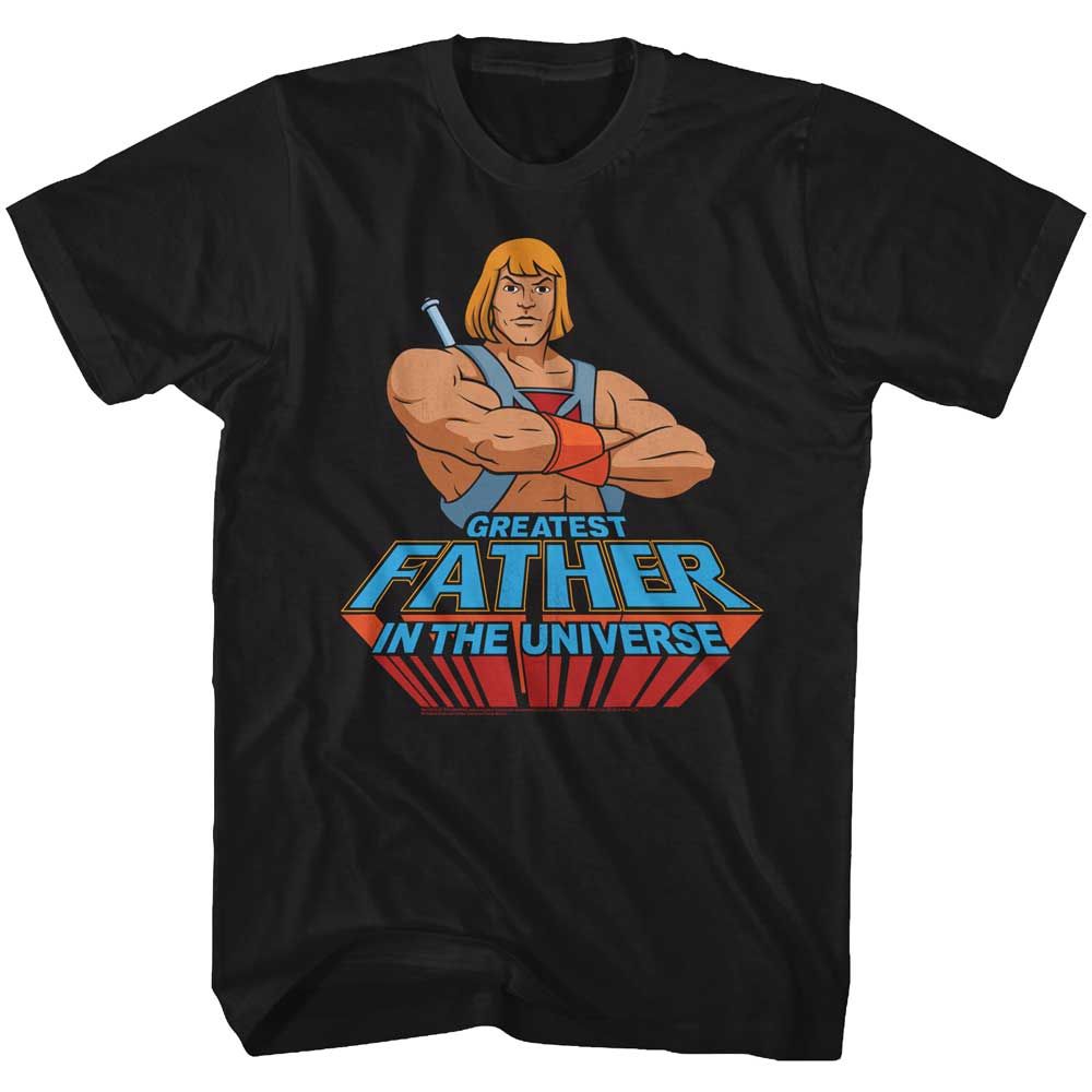 Greatest Dad Masters of the Universe t-shirt in black