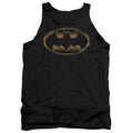 Batman Black & Gold Embossed Tank Top