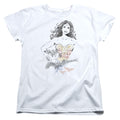 Justice League Wonder Squiggles Womens T-Shirt