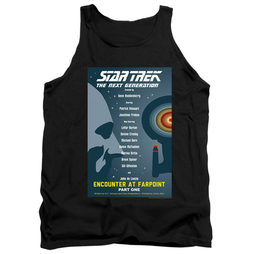 Star Trek Encounter at Farpoint Part One Black Tank Top
