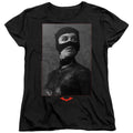 The Batman Catwoman Worn Portrait Womens T-Shirt