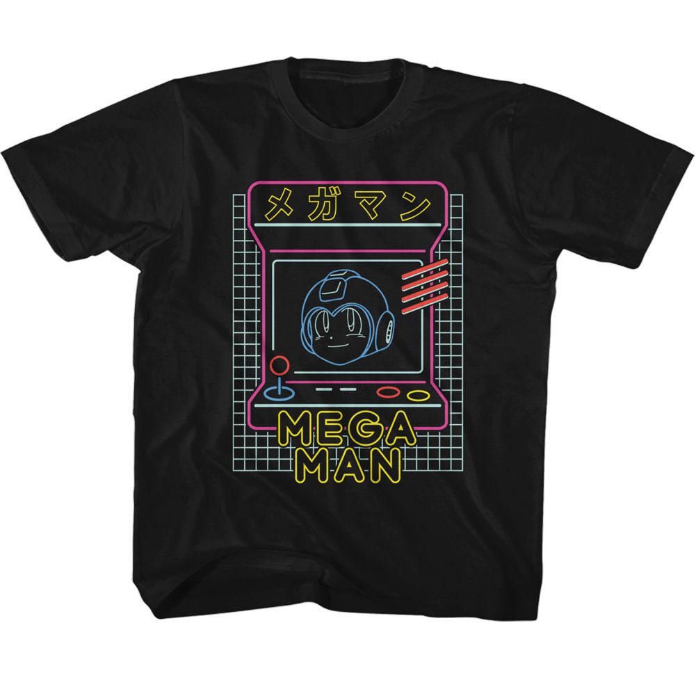 Mega Man Neon Arcade Youth/Toddler T-Shirt