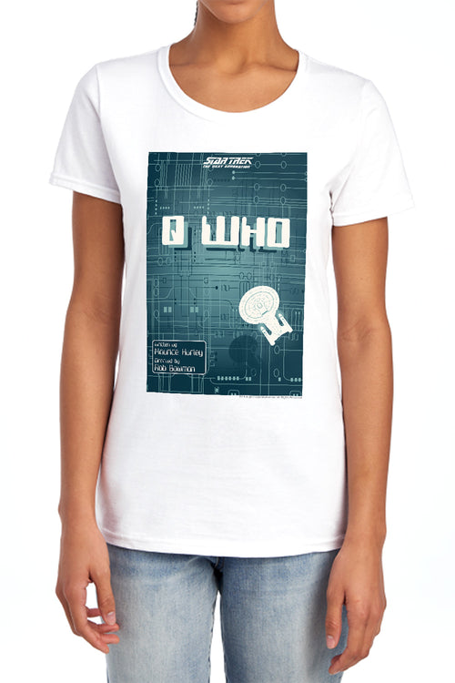 Star Trek Q Who Womens T-Shirt