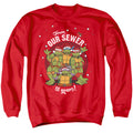 Teenage Mutant Ninja Turtles Merry Christmas From Our Sewer Crewneck Sweatshirt