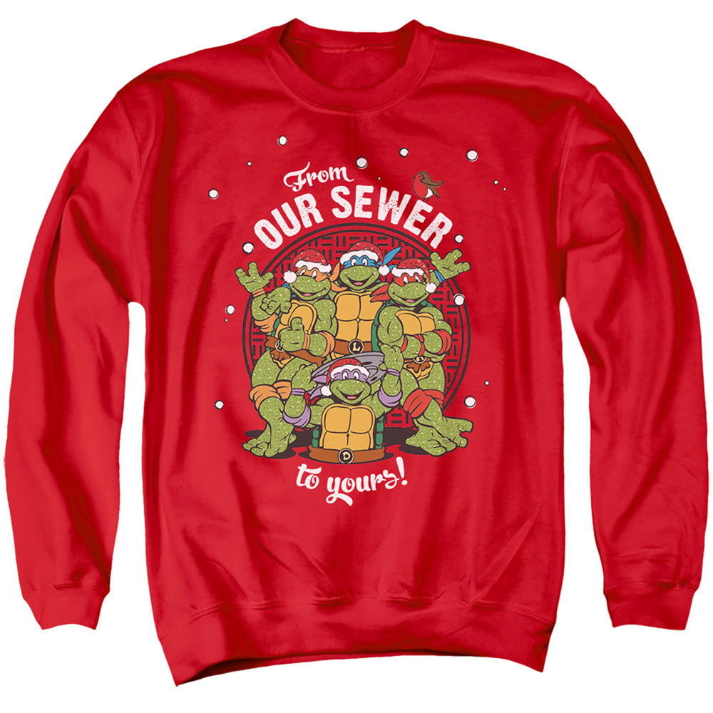 Teenage Mutant Ninja Turtles Merry Christmas From Our Sewer Crewneck Sweatshirt