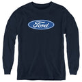 Ford Dimensional Logo Youth Long Sleeve T-Shirt