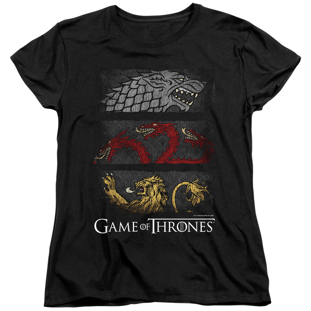 Game of Thrones Sigil Banners Womens T-Shirt