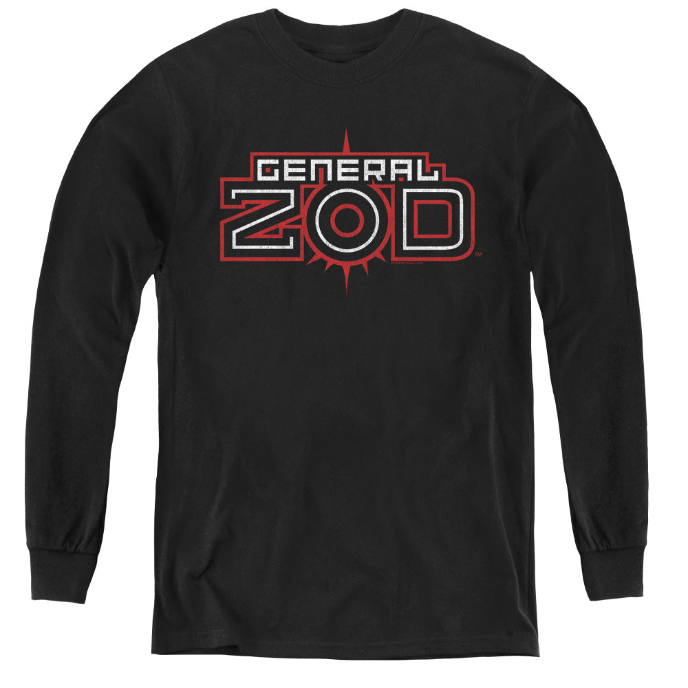 Superman Zod Logo Youth Long Sleeve T-Shirt