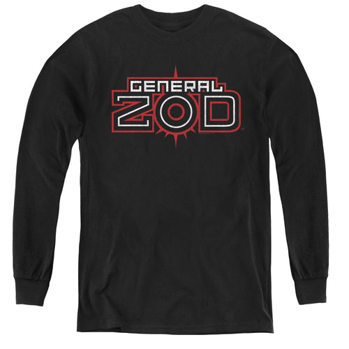 Superman Zod Logo Youth Long Sleeve T-Shirt
