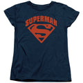 Superman Super Shield Womens T-Shirt