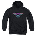 Wonder Woman Neon Logo Youth Hoodie