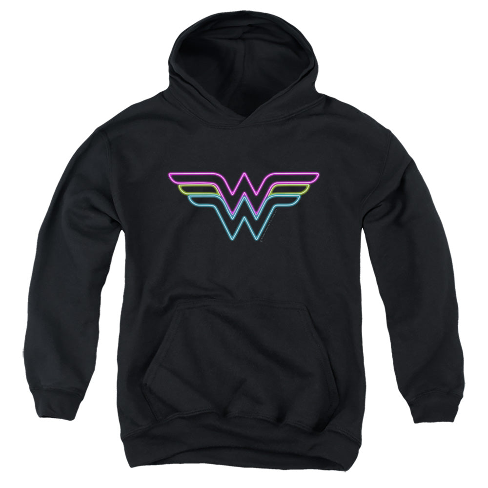 Wonder Woman Neon Logo Youth Hoodie