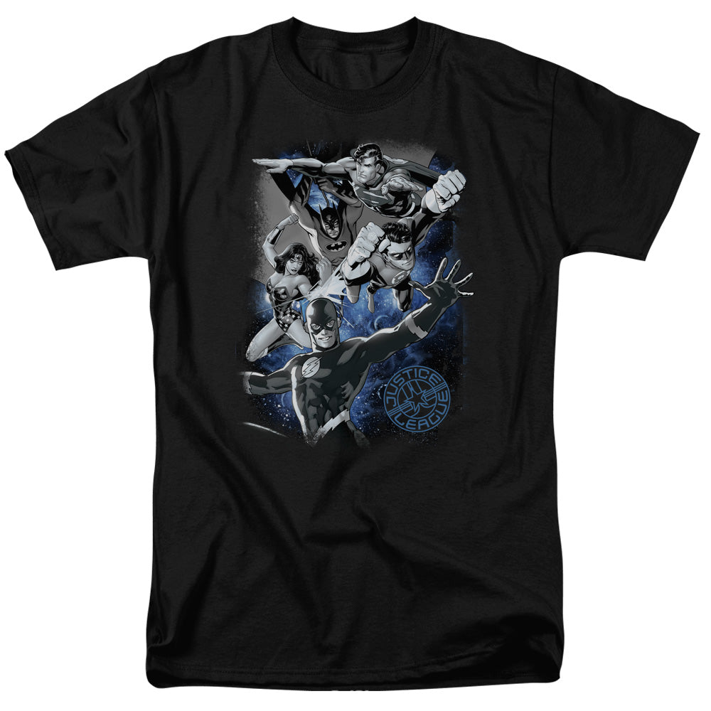 Justice League Galactic Attack Nebula T-Shirt