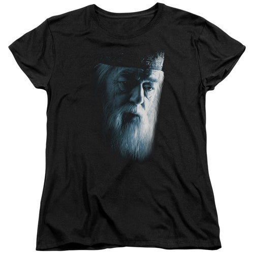 Harry Potter Dumbledore Face Womens T-Shirt
