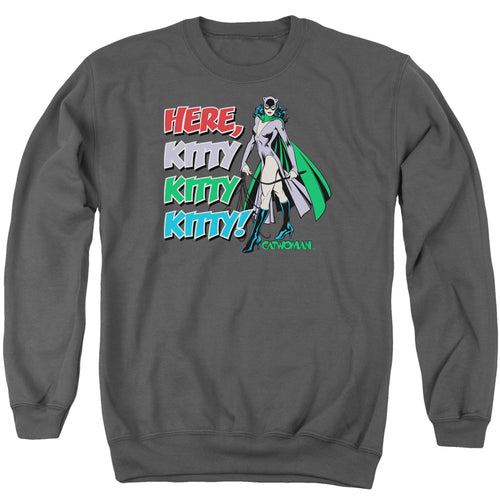 DC Comics Here Kitty Crewneck Sweatshirt