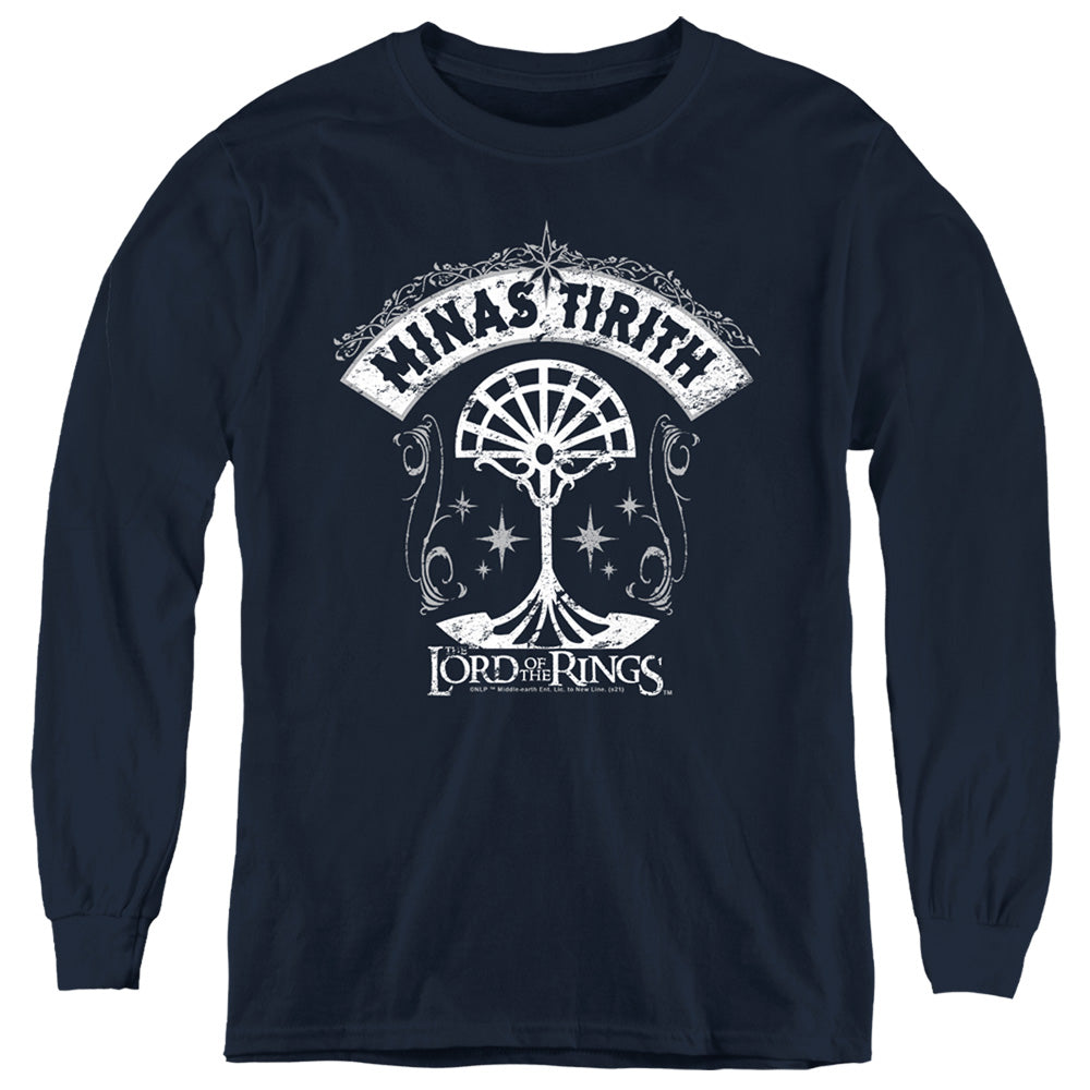 Lord of the Rings Minas Tirith Crest Youth Long Sleeve T-Shirt