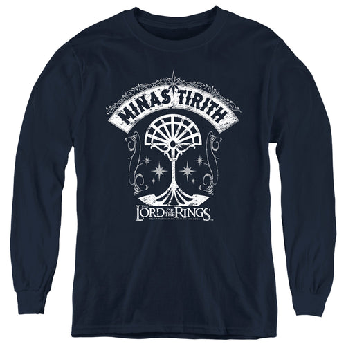 Lord of the Rings Minas Tirith Crest Youth Long Sleeve T-Shirt