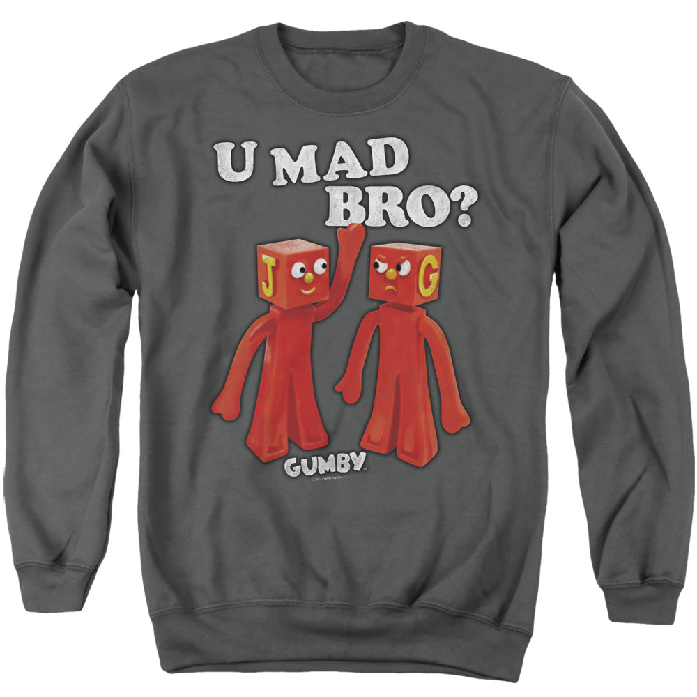 Gumby U Mad Bro Crewneck Sweatshirt