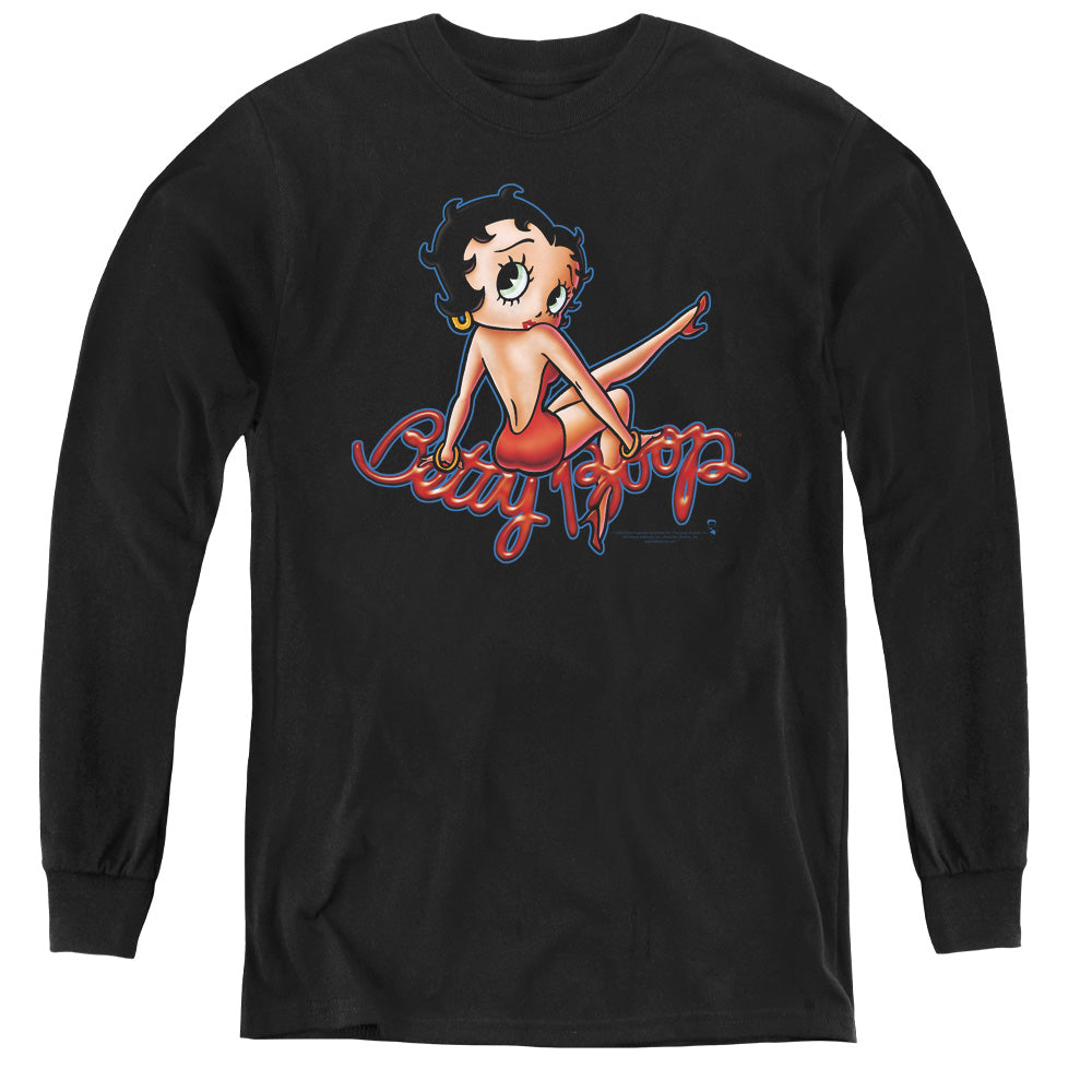 Betty Boop Bettys Back Youth Long Sleeve T-Shirt
