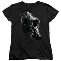 Justice League Lighting Crashes Womens T-Shirt