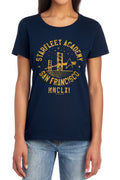 Star Trek Starfleet Academy Collegiate Bridge Navy Womens T-Shirt