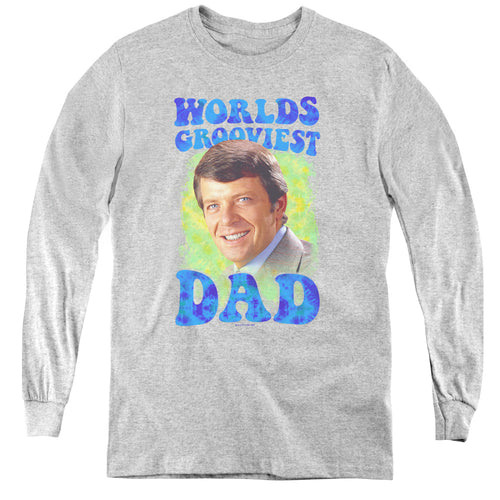 The Brady Bunch Worlds Grooviest Youth Long Sleeve T-Shirt