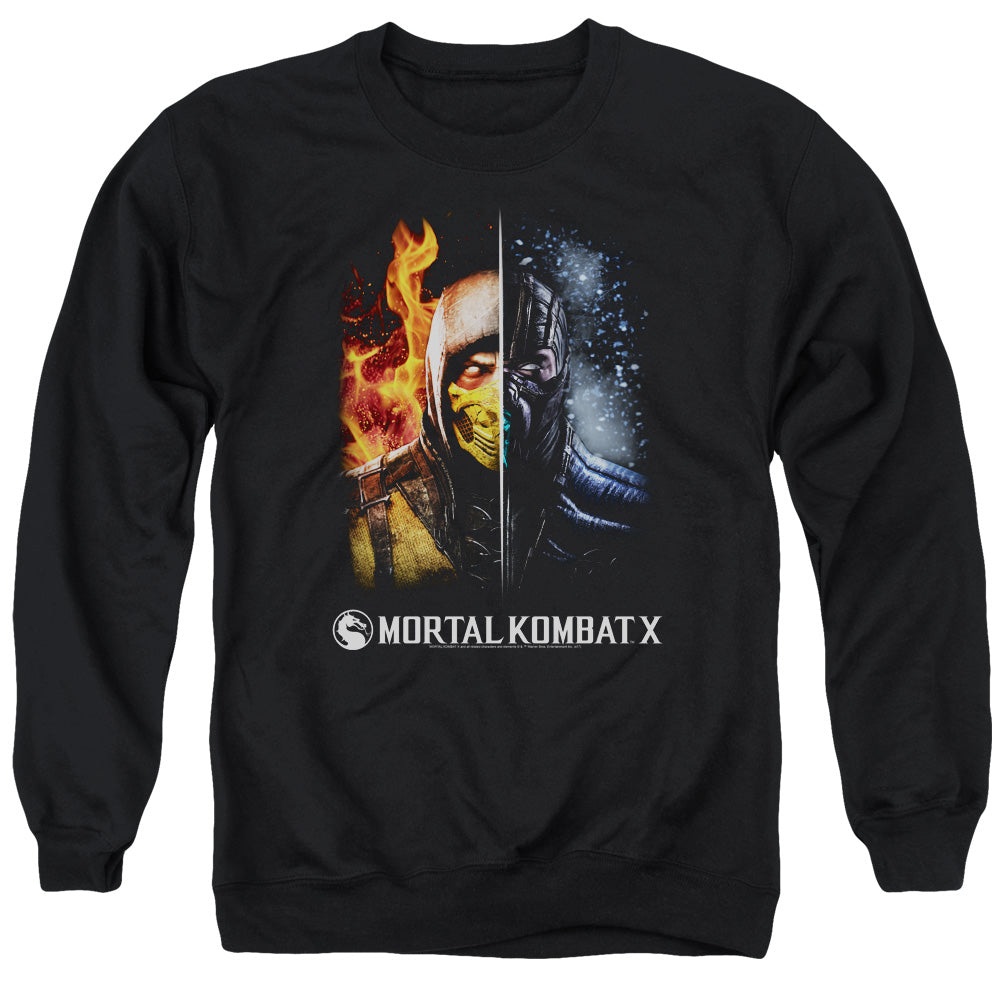 Mortal Kombat 9 Fire and Ice Crewneck Sweatshirt