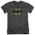Batman Little Logos V-Neck T-Shirt