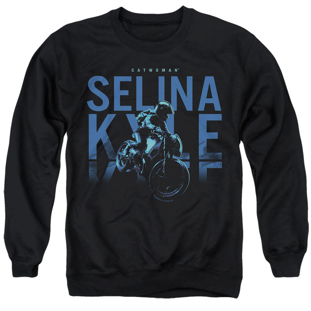 The Batman Selina Kyle Motorcycle Crewneck Sweatshirt