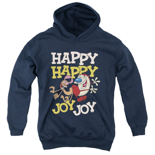 Ren and Stimpy Happy Happy Joy Joy Youth Hoodie