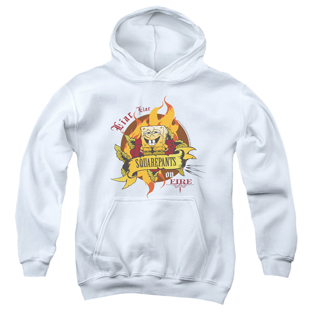 Spongebob Squarepants Liar Liar Pants on Fire Youth Hoodie
