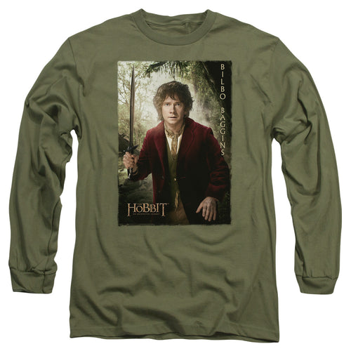 The Hobbit Bilbo Forest Poster Long Sleeve T-Shirt