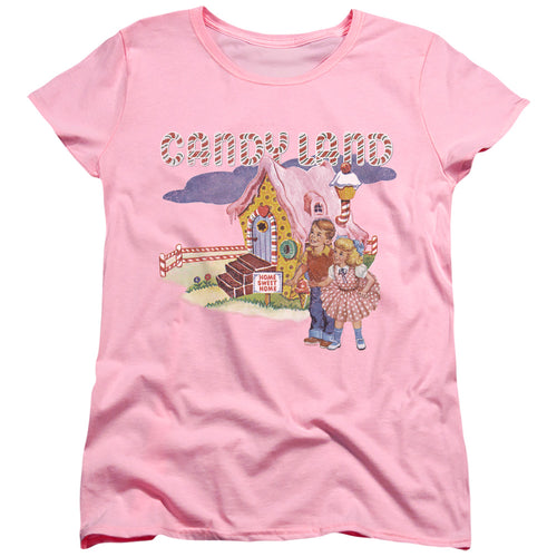 Candy Land Gingerbread House Womens T-Shirt