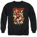 Justice League Flash Glow Crewneck Sweatshirt