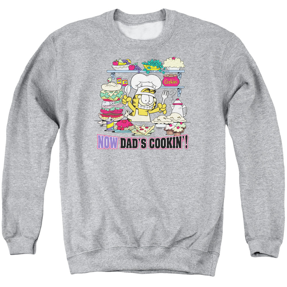 Garfield Now Dads Cooking Crewneck Sweatshirt