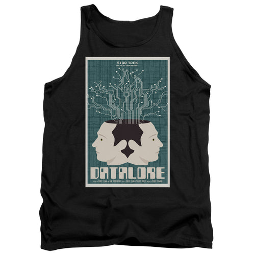Star Trek Datalore Black Tank Top