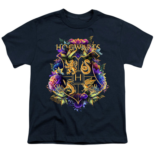 Harry Potter Hogwarts Floral Crest Youth/Toddler T-Shirt