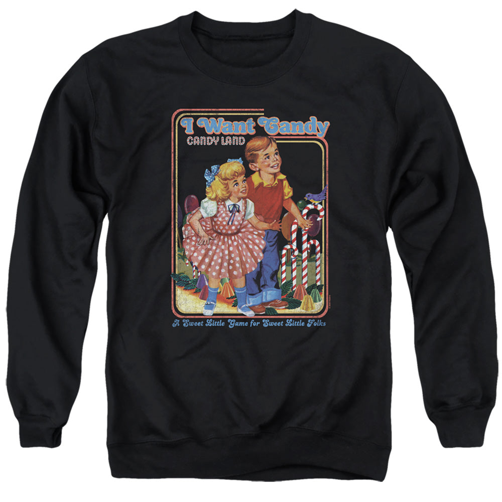 Candy Land I Want Candy Crewneck Sweatshirt