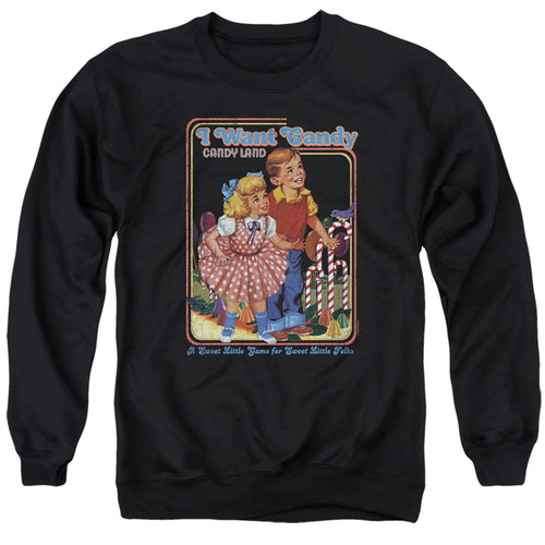 Candy Land I Want Candy Crewneck Sweatshirt