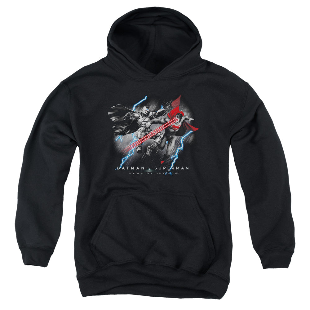 Batman v Superman Lightniing V Heat Vision Youth Hoodie