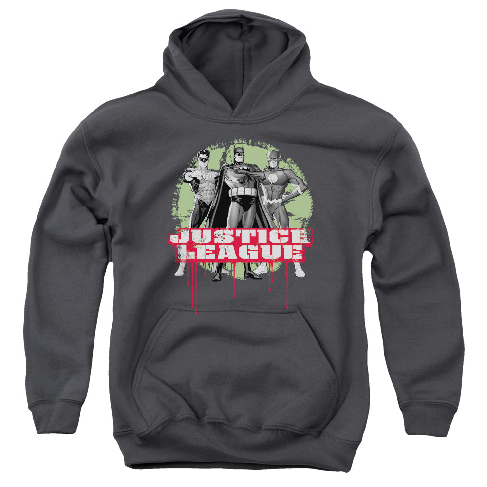 Justice League Jla Trio Youth Hoodie